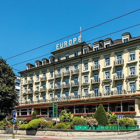 Grand Hotel Europe Luzern Buitenkant foto
